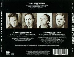 METALLICA - DIE DIE DIE MY DARLING - CD SINGLE 1999 2.EL