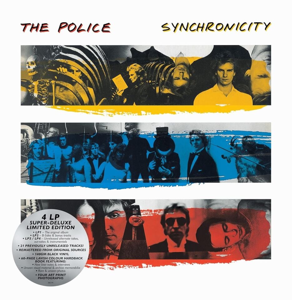 THE POLICE - SYNCHRONICITY (1983) - 4LP 2024 LIMITED DELUXE EDITION BOX SIFIR PLAK