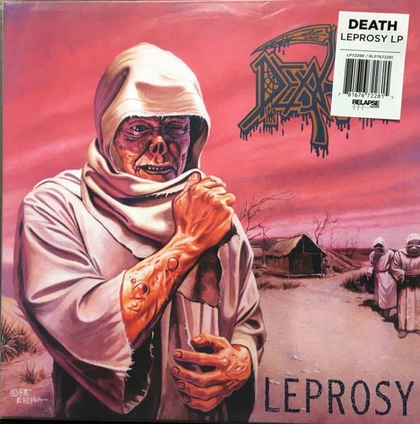 DEATH - LEPROSY (1988) - LP 2020 REMASTERED REISSUE SIFIR PLAK