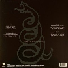 METALLICA - METALLICA (1991) - 2LP 2021 EDITION REISSUE 180GR SIFIR PLAK