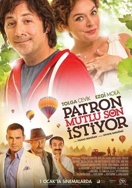 PATRON MUTLU SON İSTİYOR - TOLGA ÇEVİK - EZGİ MOLA - KIVANÇ BARUÖNÜ - DVD SIFIR