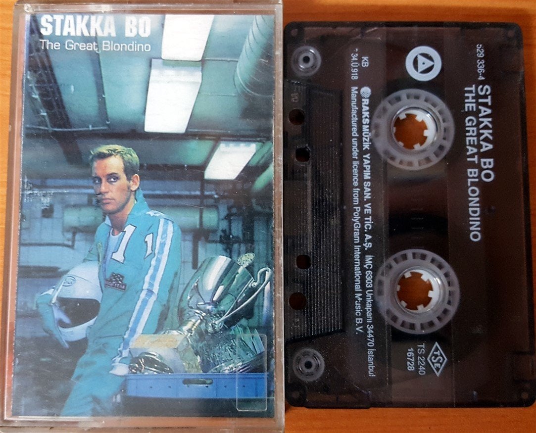 STAKKA BO - THE GREAT BLONDINO (1996) RAKS CASSETTE MADE IN TURKEY ''USED''