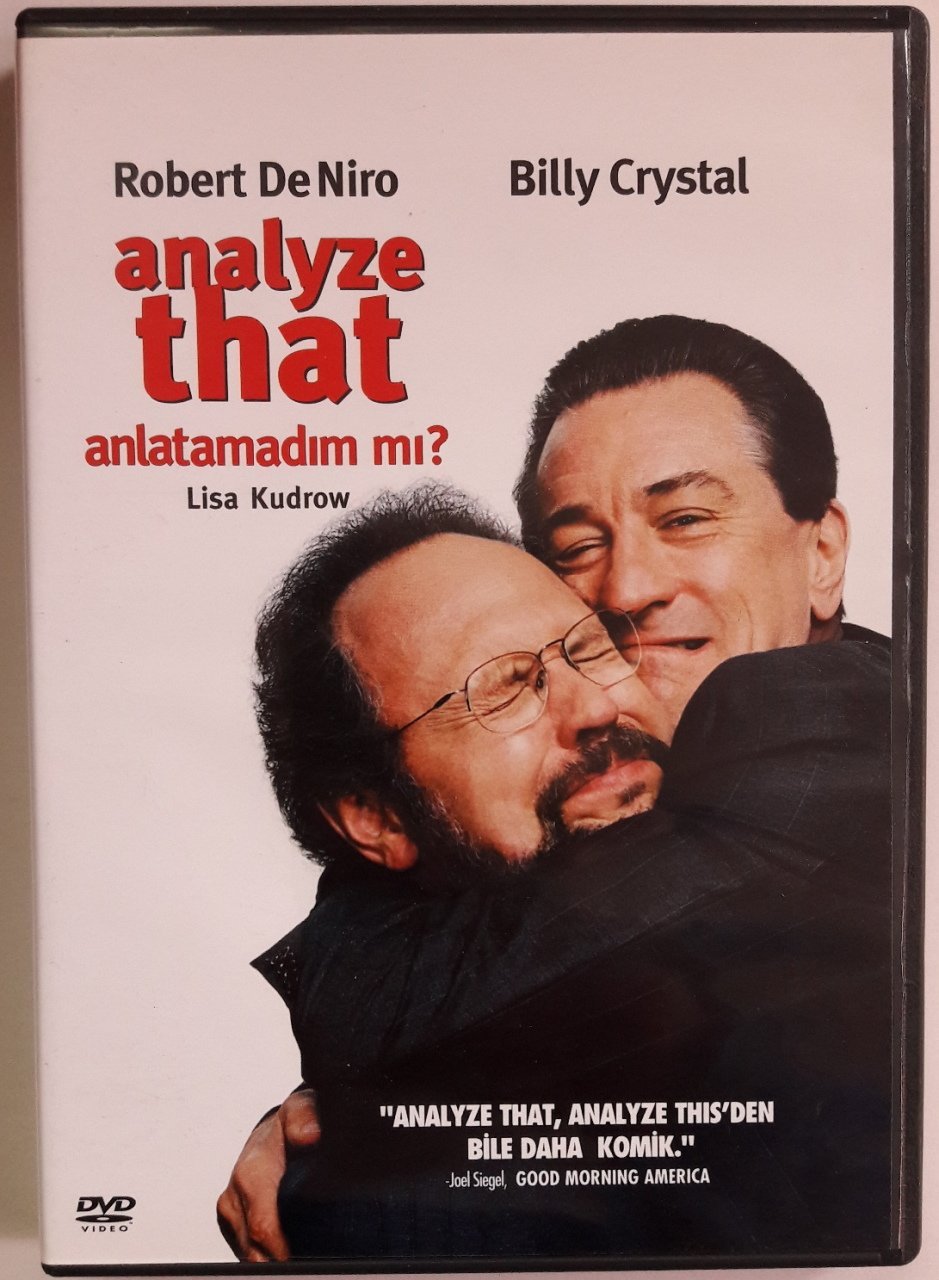 ANALYZE THAT - ANLATAMADIM MI? - ROBERT DE NIRO - BILLY CRYSTAL - DVD 2.EL