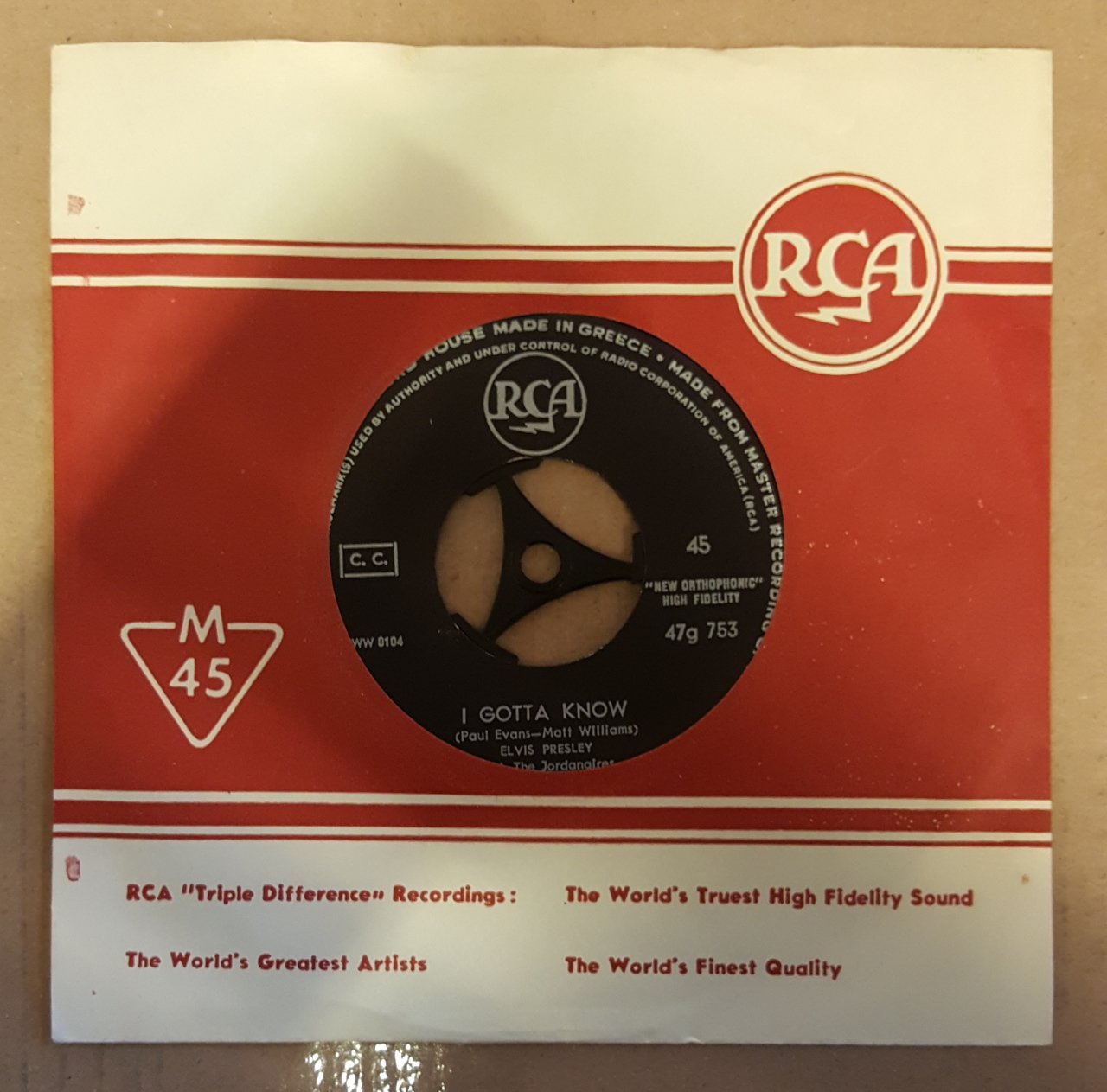 ELVIS PRESLEY - ARE YOU LONESOME TONIGHT / I GOTTA KNOW  - 7'' 45 DEVİR 2.EL PLAK