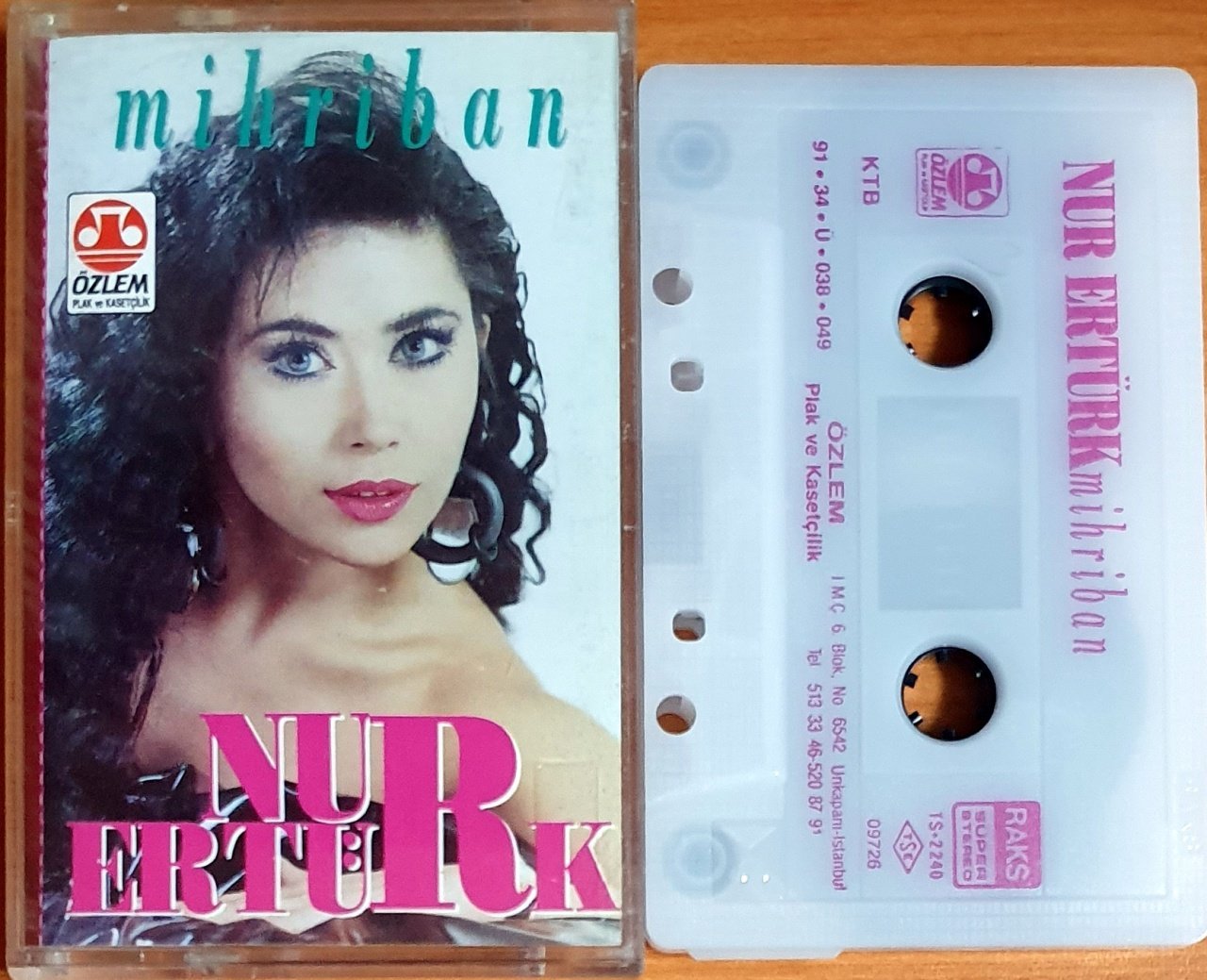 NUR ERTÜRK - MİHRİBAN (1991) - KASET ÖZLEM 2.EL