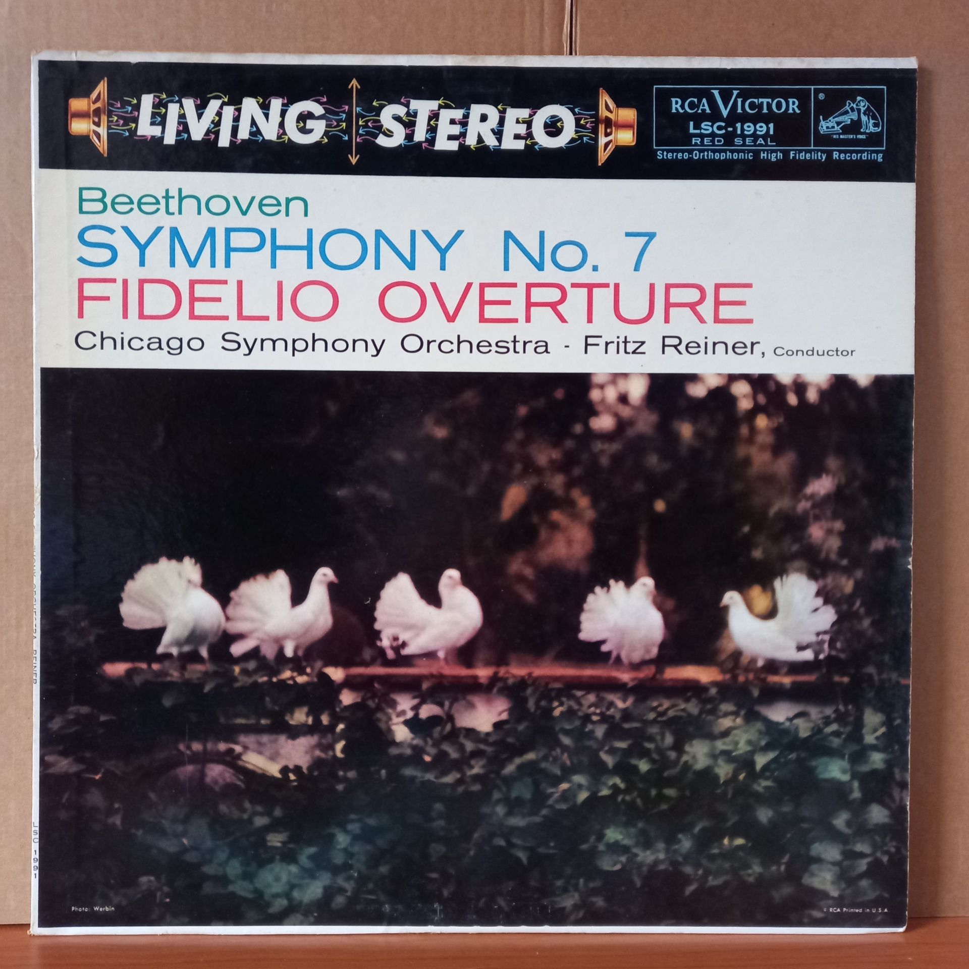 BEETHOVEN: SYMPHONY NO. 7, FIDELIO OVERTURE / CHICAGO SYMPHONY ORCHESTRA ∙ FRITZ REINER (1958) - LP 2.EL PLAK