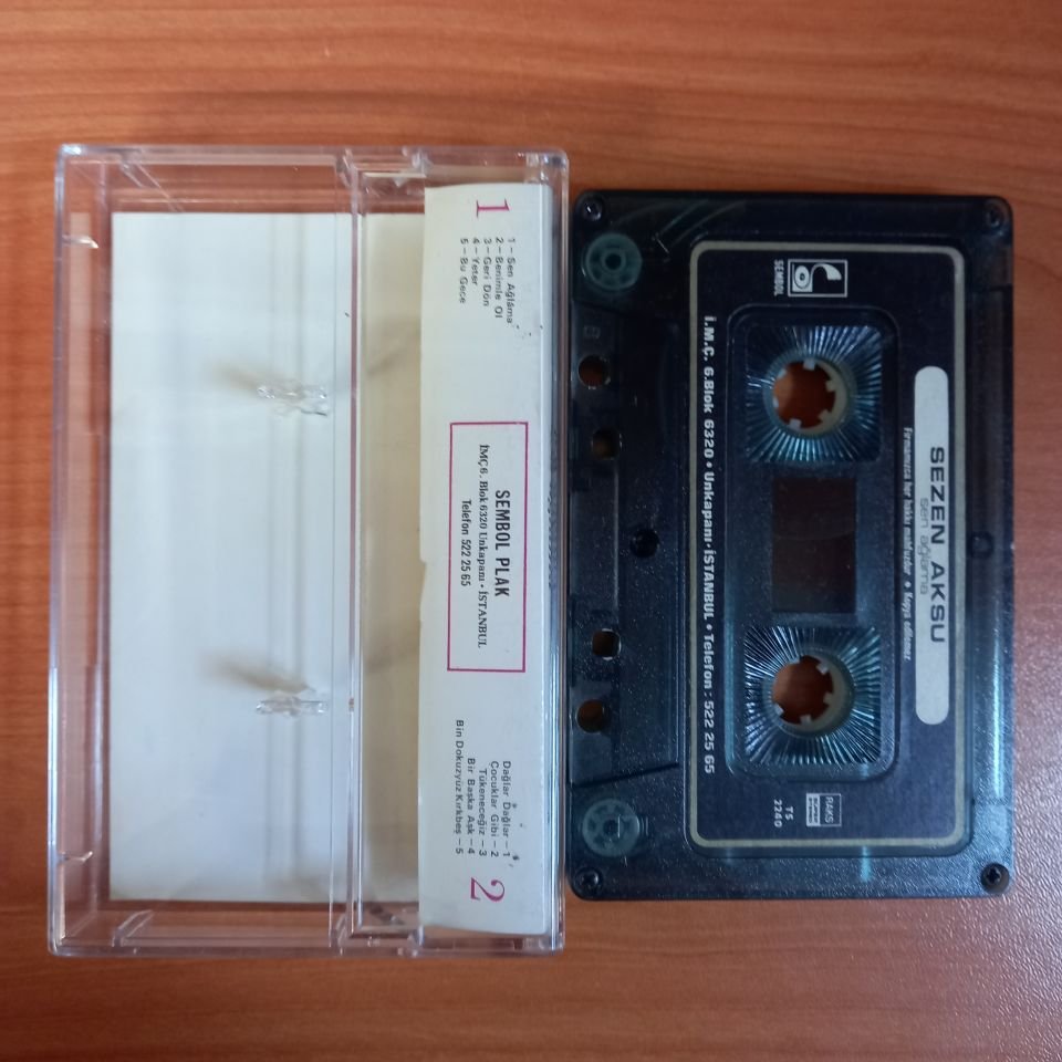 SEZEN AKSU - SEN AĞLAMA - KASET 2.EL