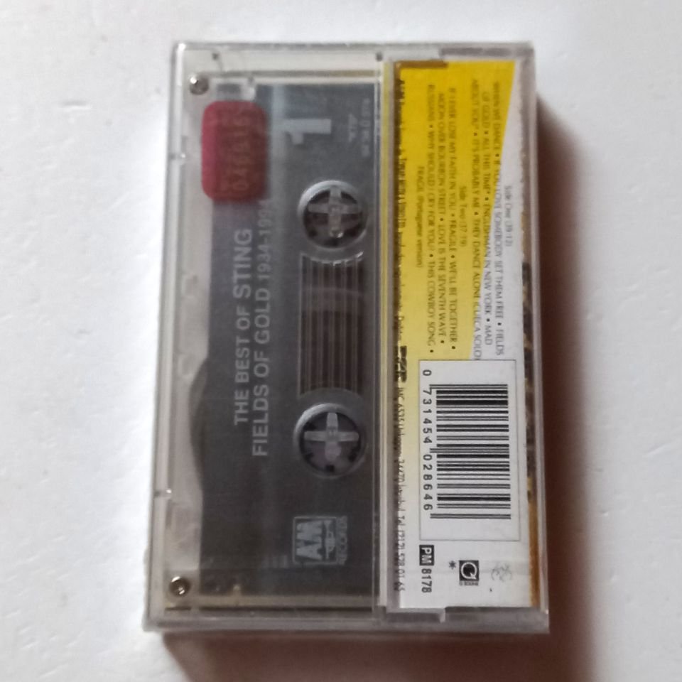 STING - FIELDS OF GOLD: THE BEST OF STING 1984 - 1994 (1994) - KASET SIFIR