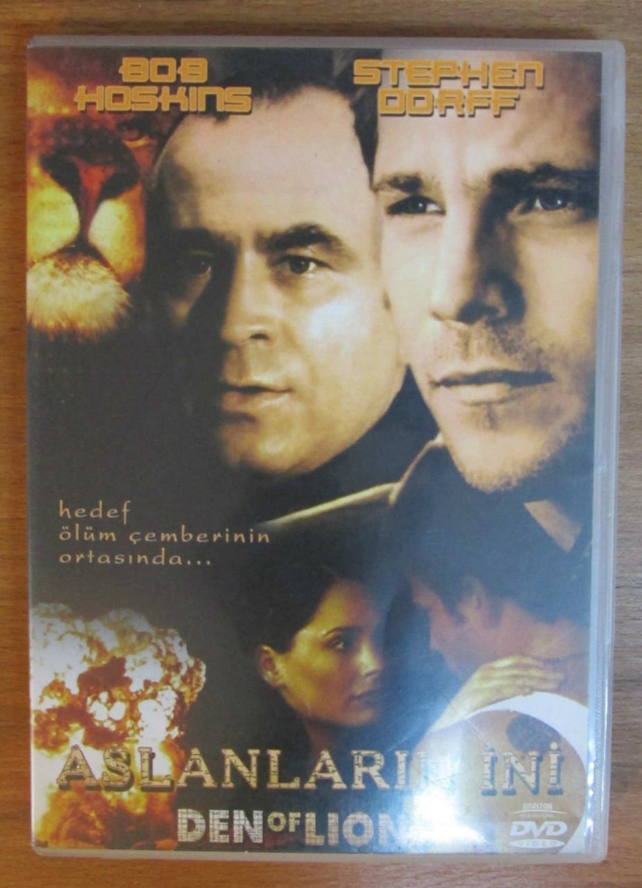 ASLANLARIN İNİ - DEN OF LIONS - BOB HOSKINS - DVD 2.EL
