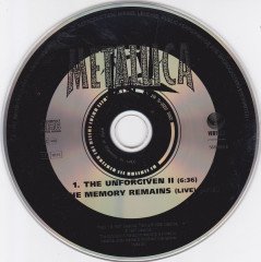 METALLICA - UNFORGIVEN II - CD SINGLE 1998 CARDSLEEVE 2.EL