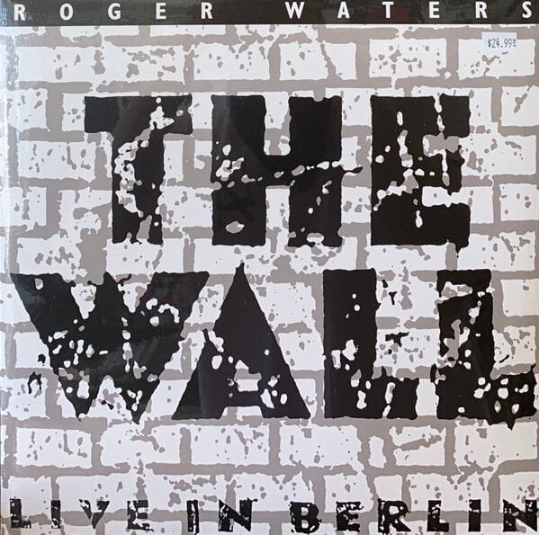 ROGER WATERS - THE WALL  (LIVE IN BERLIN) (1990) - 2LP 2020 REISSUE  30TH ANNIVERSARY LIMITED EDITION 180GR CLEAR VINYL SIFIR PLAK