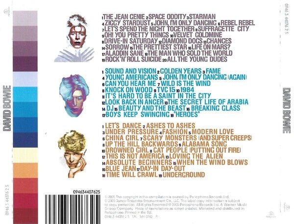 DAVID BOWIE – THE PLATINUM COLLECTION (2005) - 3CD REISSUE AMBALAJINDA SIFIR