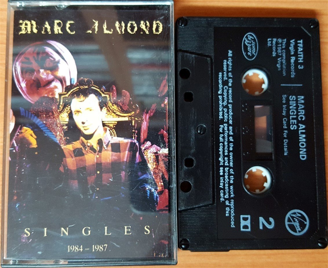MARC ALMOND - SINGLES 1984-1987 CASSETTE MADE IN UK ''USED''