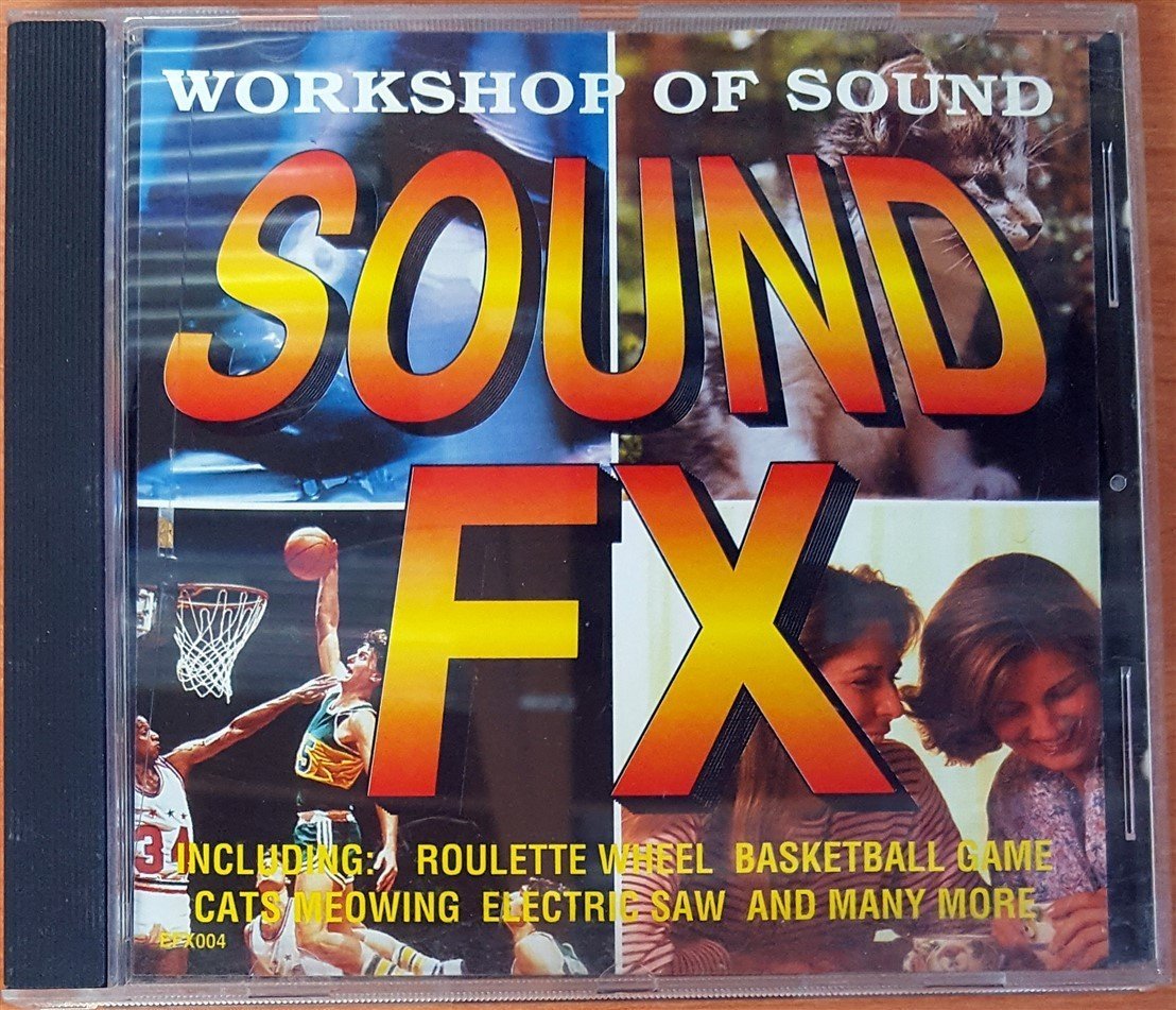 WORKSHOP OF SOUND - SOUND FX INCLUDING ROULETTE WHEEL BASKETBALL GAME CATS MEOWING CD 2.EL