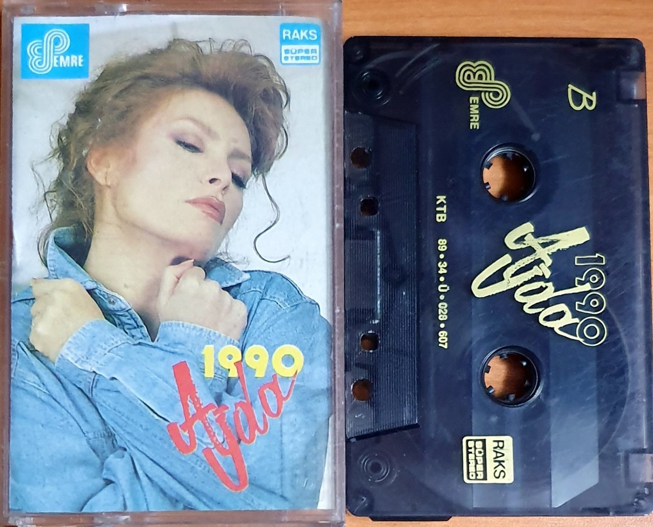 AJDA PEKKAN - AJDA 1990 (1989) - KASET EMRE 2.EL
