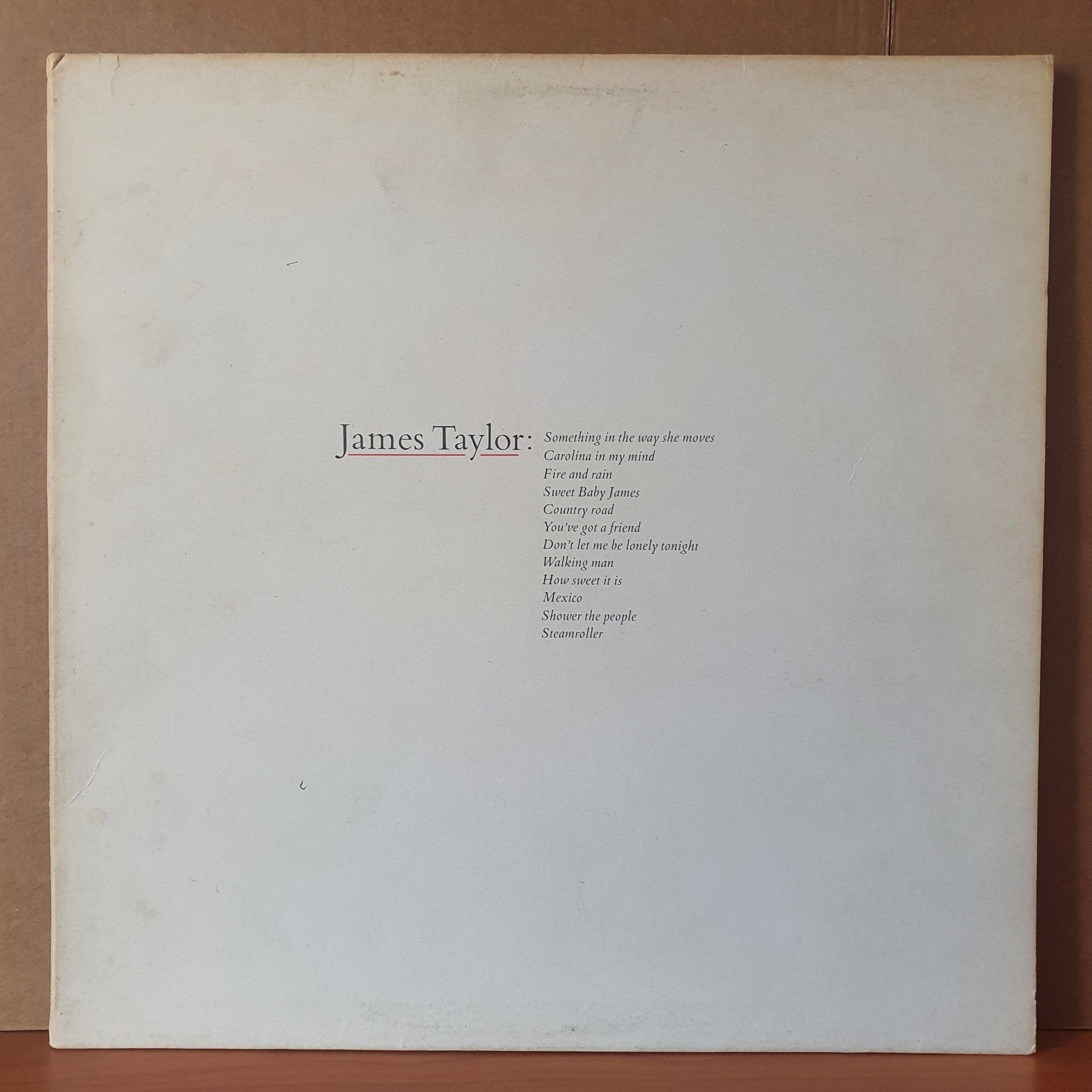 JAMES TAYLOR - GREATEST HITS (1976) - LP 2.EL PLAK
