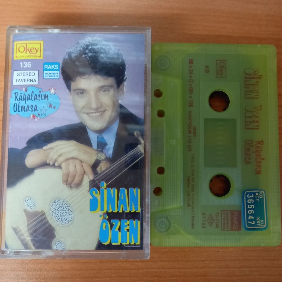 SİNAN ÖZEN - RÜYALARIM OLMASA (1989) - KASET 2.EL