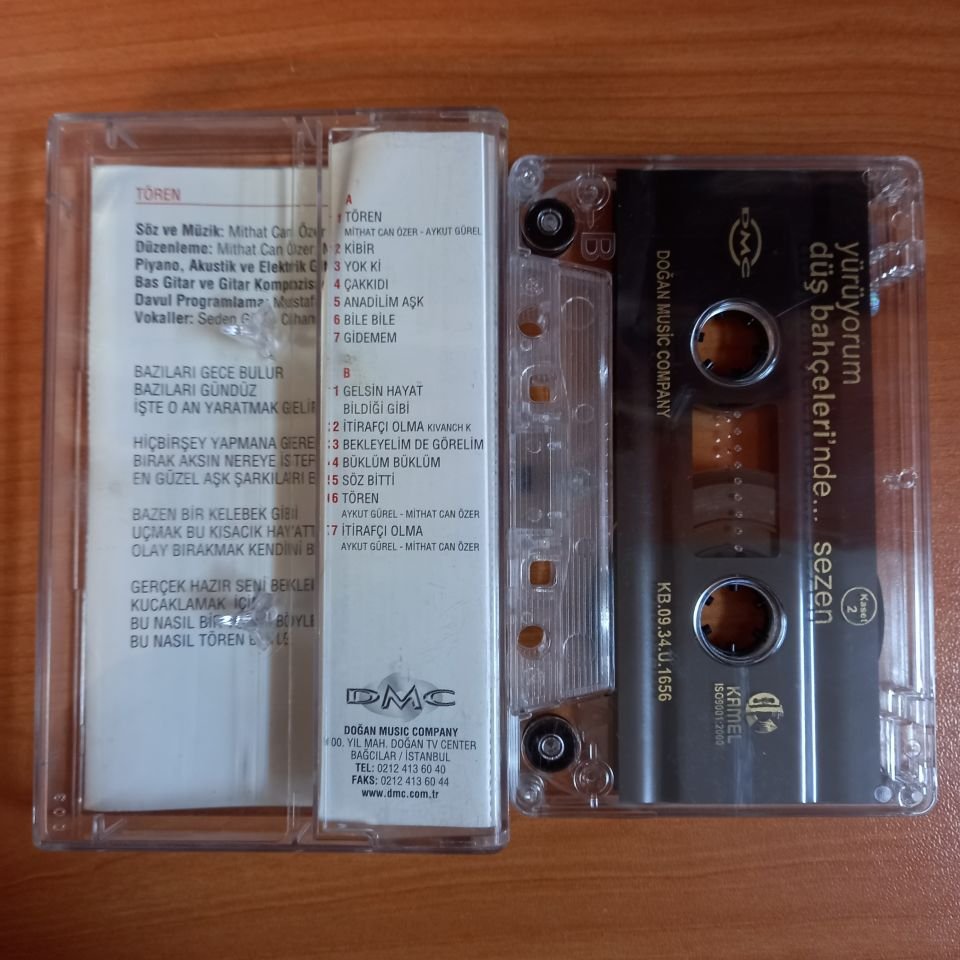SEZEN AKSU - YÜRÜYORUM DÜŞ BAHÇELERİNDE / KASET 2 (2009) - KASET 2.EL