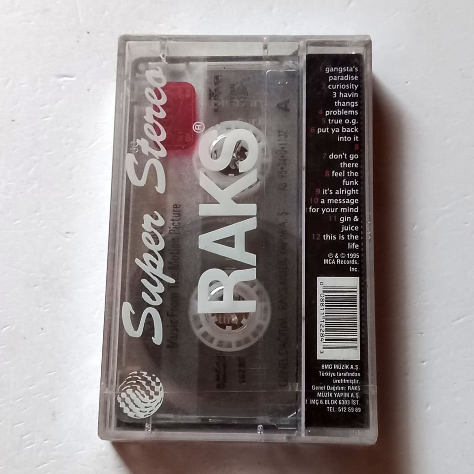 VARIOUS ARTISTS - DANGEROUS MINDS (MUSIC FROM THE MOTION PICTURE) - COOLIO, AARON HALL, BIG MIKE...(1995) - KASET SIFIR