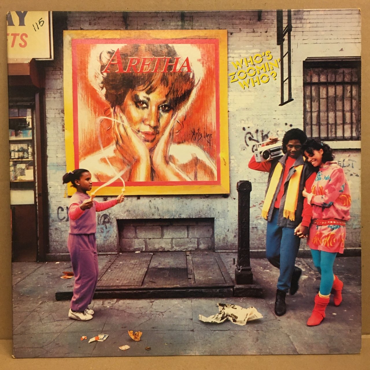 ARETHA FRANKLIN - WHO'S ZOOMIN' WHO? (1985) - PLAK 2.EL