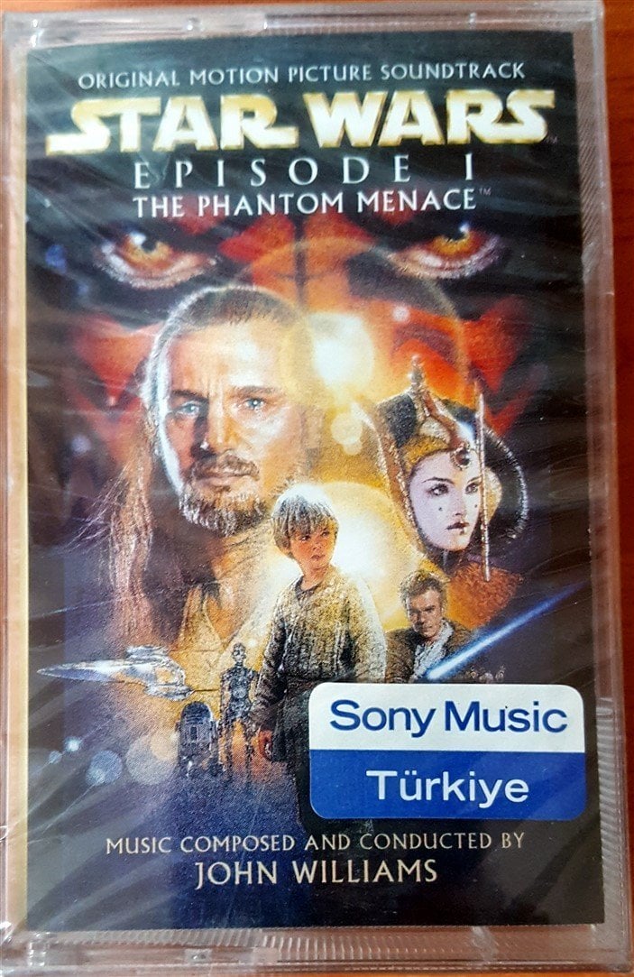 STAR WARS - EPISODE 1 THE PHANTOM MENACE JOHN WILLIAMS CASSETTE MADE IN HOLLAND ''NEW''
