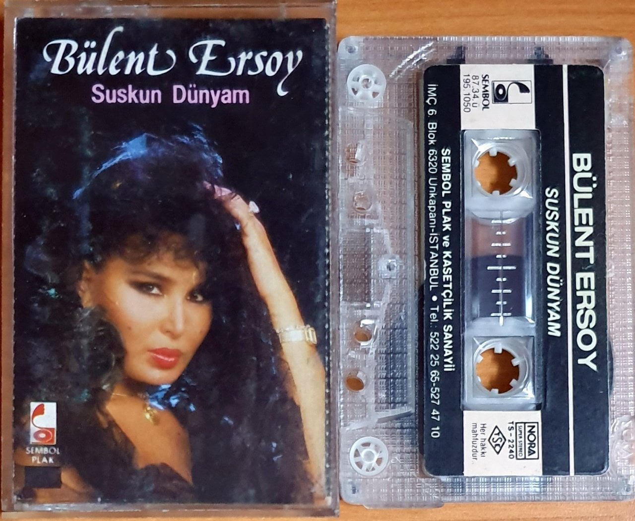 BÜLENT ERSOY - SUSKUN DÜNYAM - KASET SEMBOL 2.EL