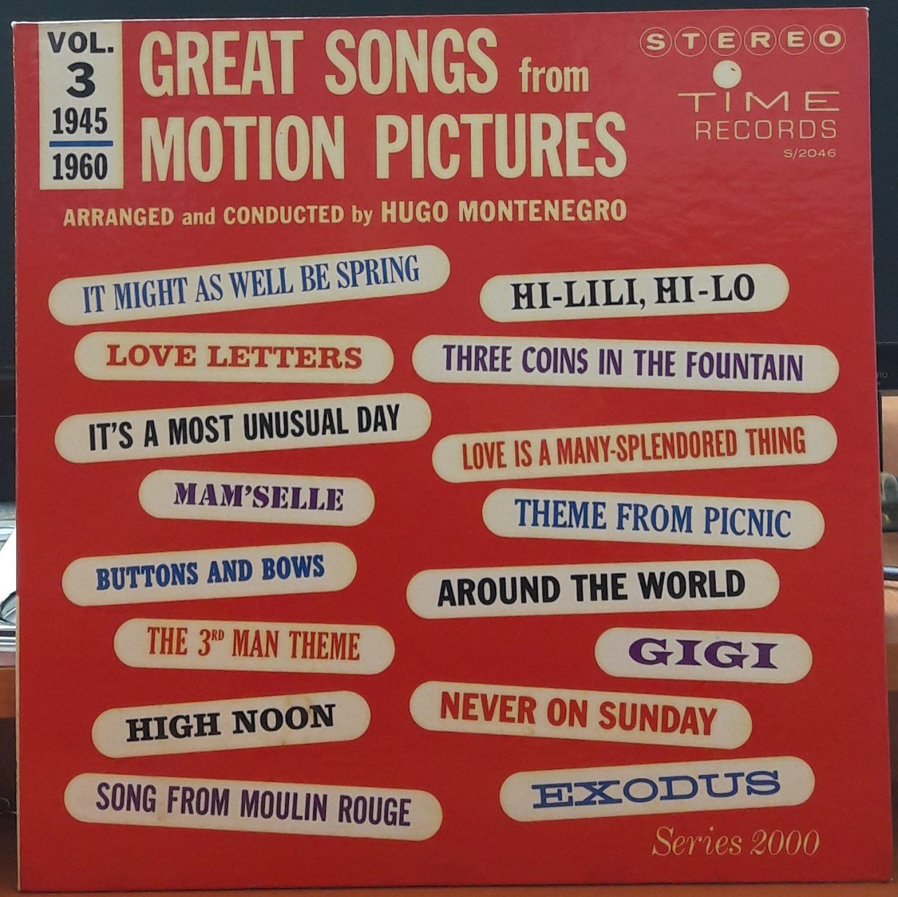 GREAT SONGS FROM MOTION PICTURES - PLAK 2.EL