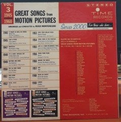 GREAT SONGS FROM MOTION PICTURES - PLAK 2.EL
