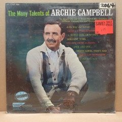 ARCHIE CAMPBELL - THE MANY TALENTS OF (1969) - LP DÖNEM BASKISI SIFIR PLAK
