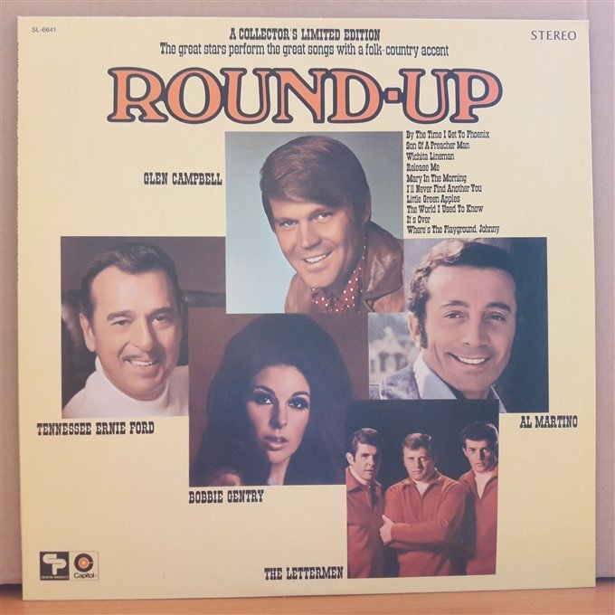 ROUND-UP - GLEN CAMPBELL, AL MARTINO, BOBBIE GENTRY... - LP 2.EL PLAK