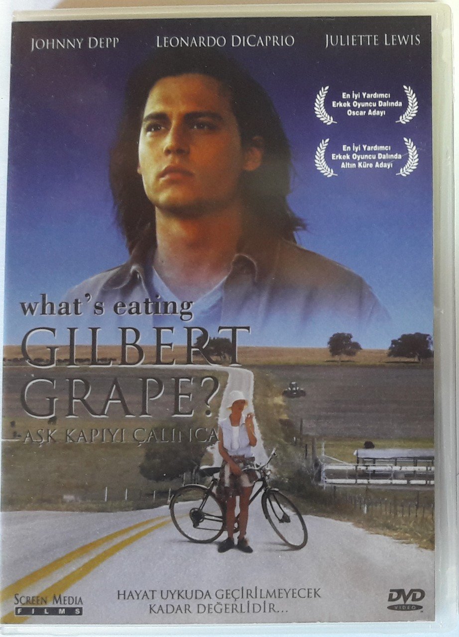 WHAT'S EATING GILBERT GRAPE - JOHNNY DEPP - LEONARDO DiCAPRIO - JULIETTE LEWIS - LASSE HALLSTROM - DVD 2.EL
