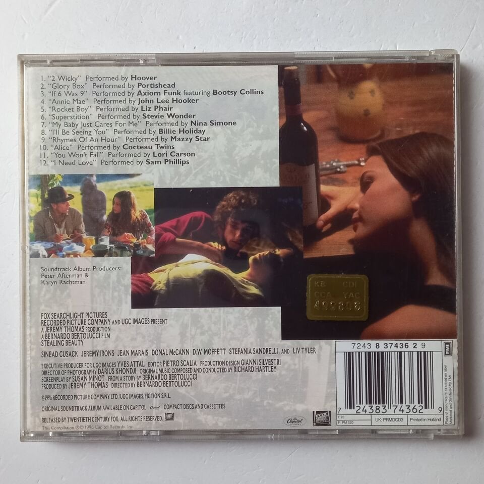 STEALING BEAUTY / MUSIC FROM THE MOTION PICTURE (1996) - CD 2.EL