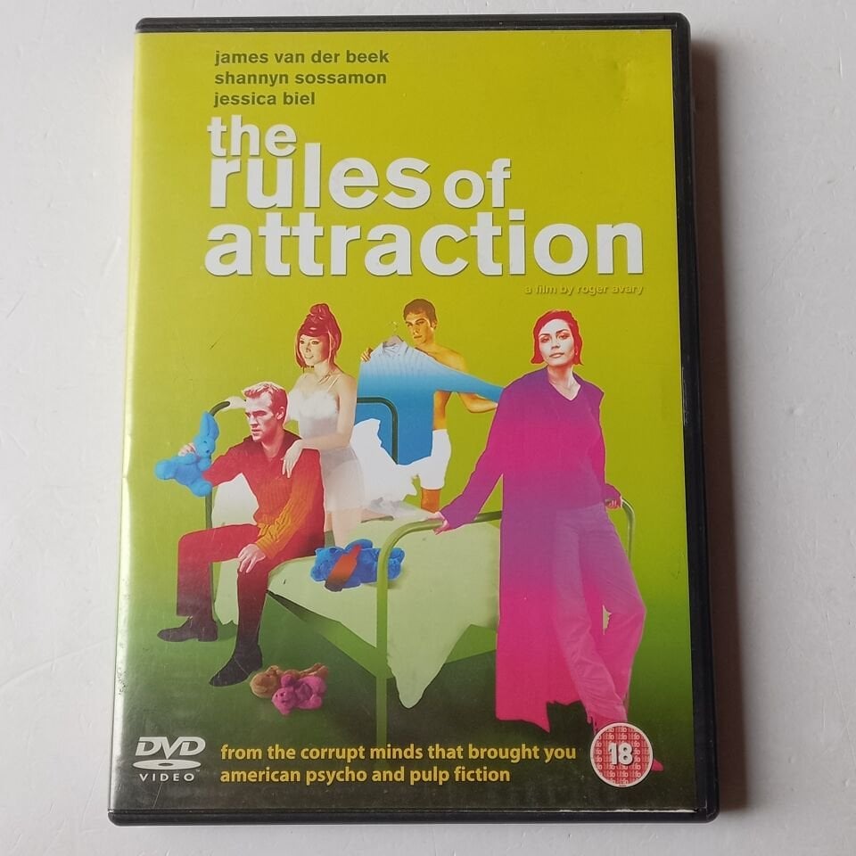 THE RULES OF ATTRACTION - JAMES VAN DER BEEK, SHANNYN SOSSAMON, JESSICA BIEL - DVD 2.EL