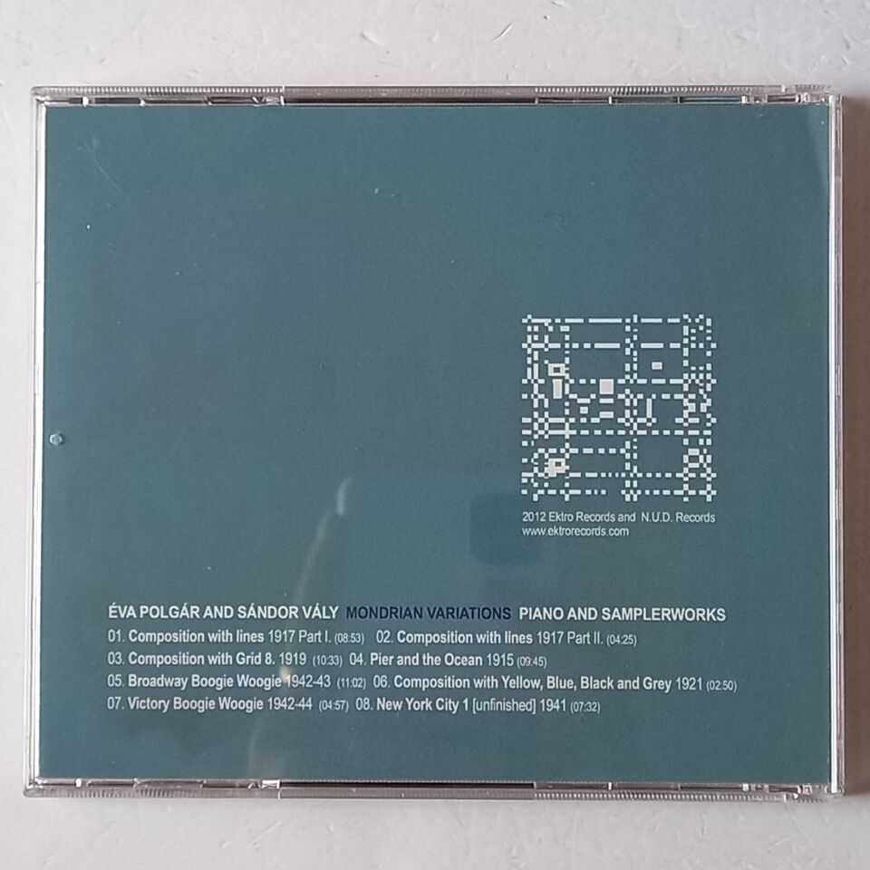 EVA POLGAR AND SANDOR VALY – MONDRIAN VARIATIONS (2012) - CD 2.EL