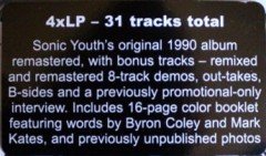 SONIC YOUTH - GOO (1990) - 4PLAK SIFIR BOXSET