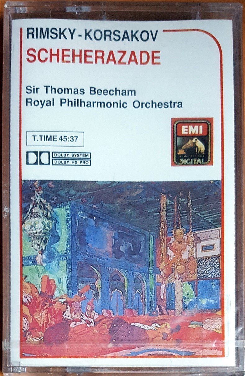 RIMSKY-KORSAKOV - SCHEHERAZADE / SIR THOMAS BEECHAM, ROYAL PHILHARMONIC ORCHESTRA (1989) KENT KASET SIFIR