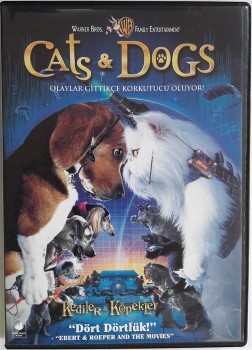 CATS & DOGS - KEDİLER & KÖPEKLER - DVD 2.EL ANİMASYON