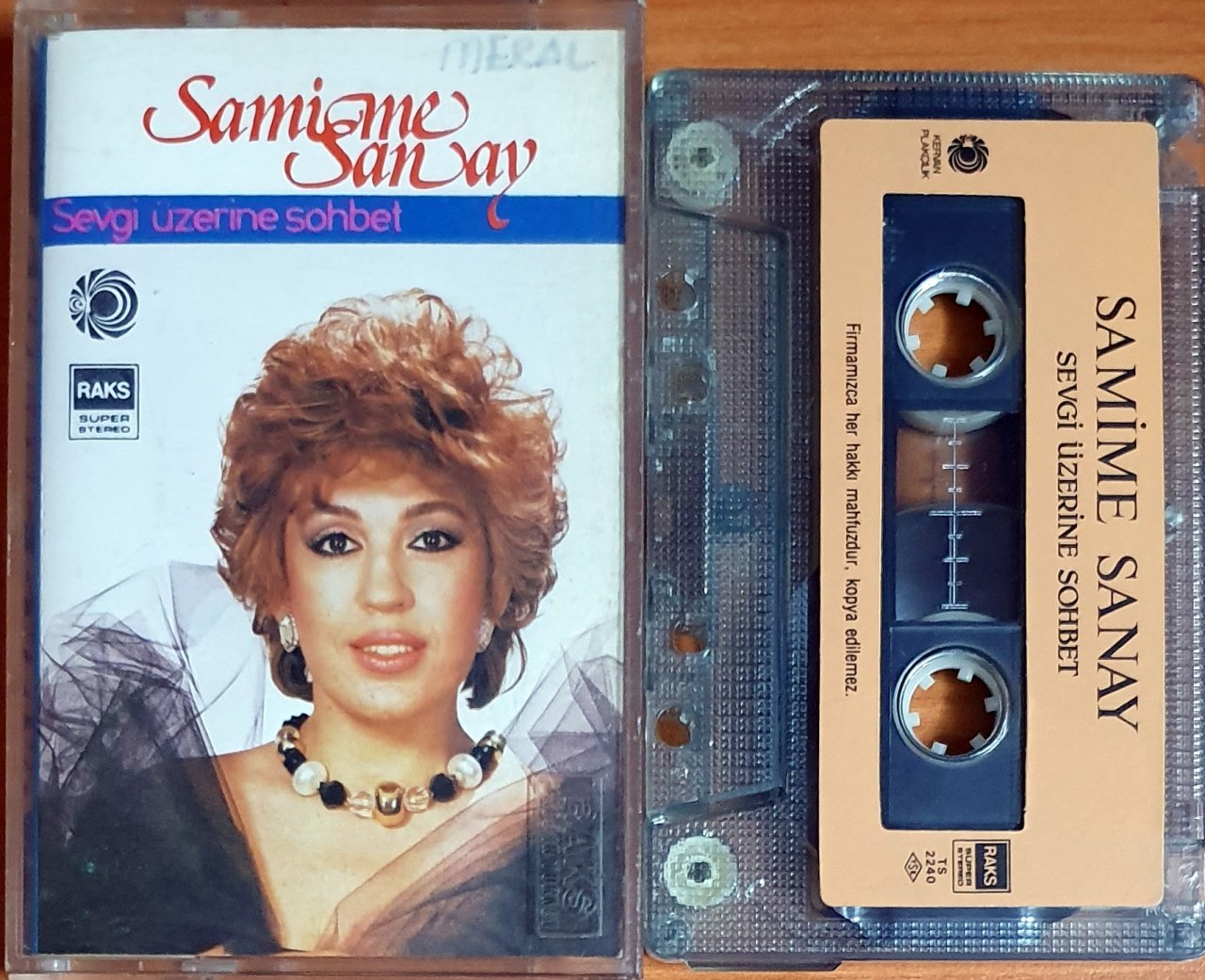 SAMİME SANAY - SEVGİ ÜZERİNE SOHBET - KASET KERVAN 2.EL