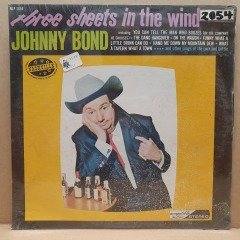 JOHNNY BOND - THREE SHEETS IN THE WIND (1964) - LP DÖNEM BASKISI SIFIR PLAK