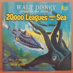 20,000 LEAGUES UNDER THE SEA (1963) - WALT DISNEY - LP PLAK 2.EL (JULES VERNE)