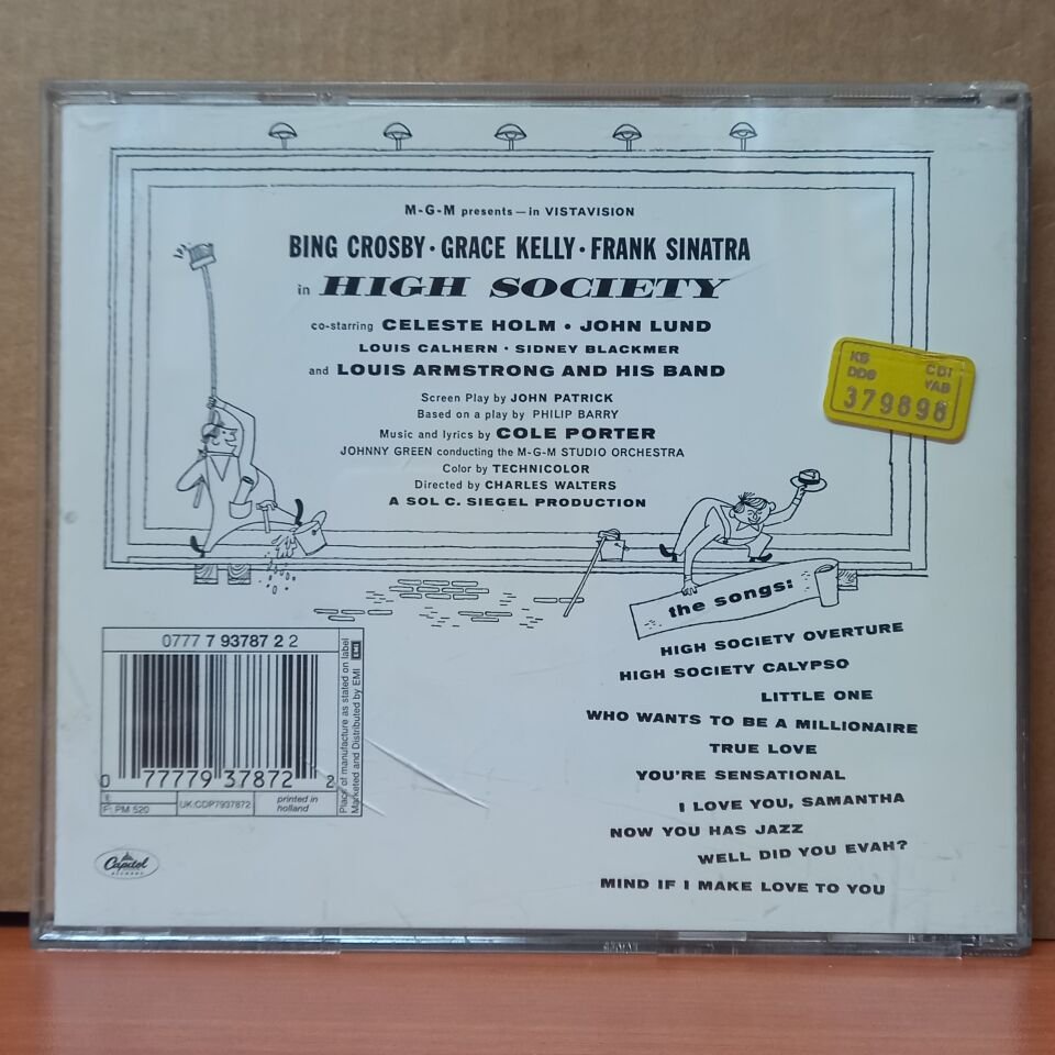 HIGH SOCIETY / BING CROSBY, GRACE KELLY, FRANK SINATRA [MOTION PICTURE SOUNDTRACK] - CD 2.EL