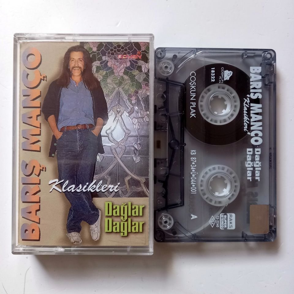 BARIŞ MANÇO - KLASİKLERİ dağlar dağlar (1987) - KASET 2.EL