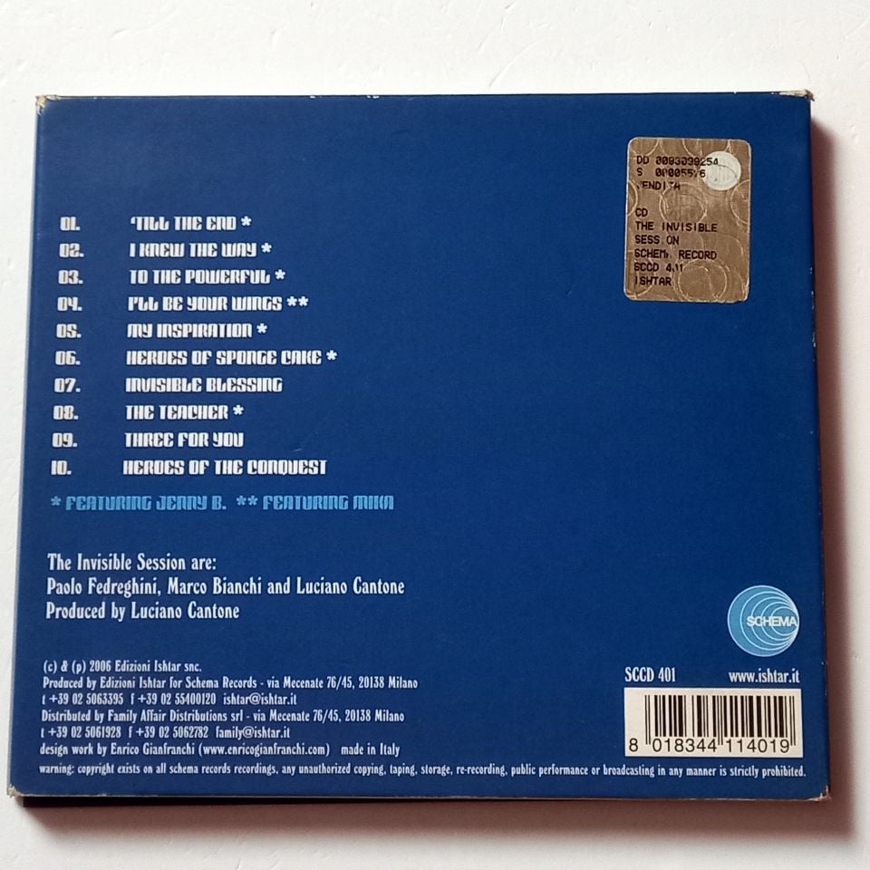 THE INVISIBLE SESSION – THE INVISIBLE SESSION (2006) - CD DIGIPAK 2.EL