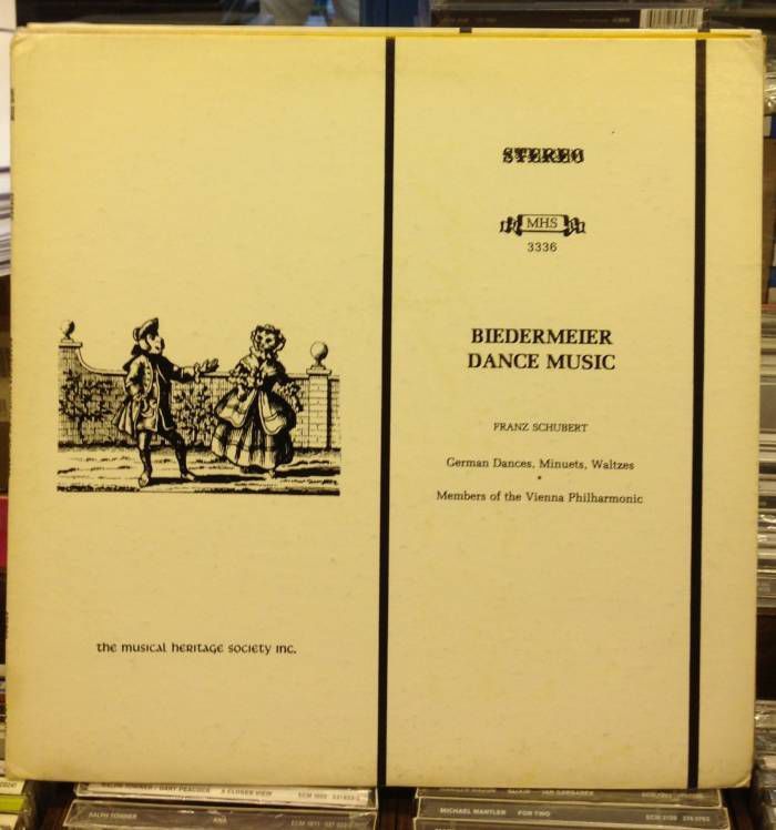 SCHUBERT BIEDERMEIR DANCE MUSIC  LP 2.EL