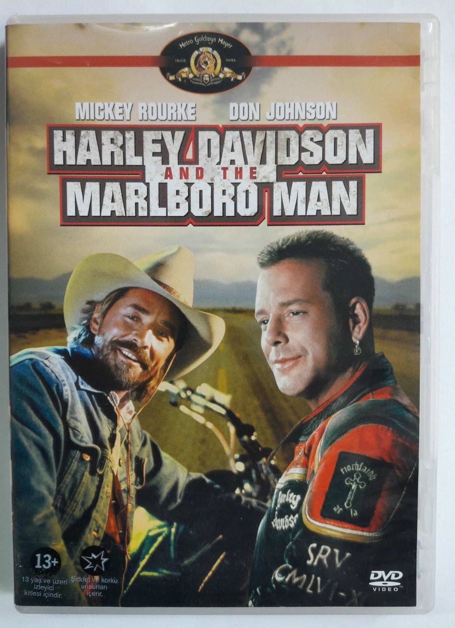 HARLEY DAVIDSON AND THE MARLBORO MAN - MICKEY ROUKE - DON JOHNSON - DVD 2.EL