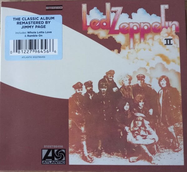 LED ZEPPELIN – LED ZEPPELIN II (1969) - CD REMASTERED REISSUE DIGISLEEVE AMBALAJINDA SIFIR