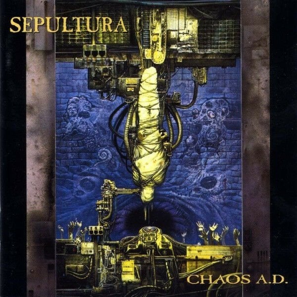 SEPULTURA - CHAOS A.D. (1993) - CD REISSUE JEWEL CASE AMBALAJINDA SIFIR