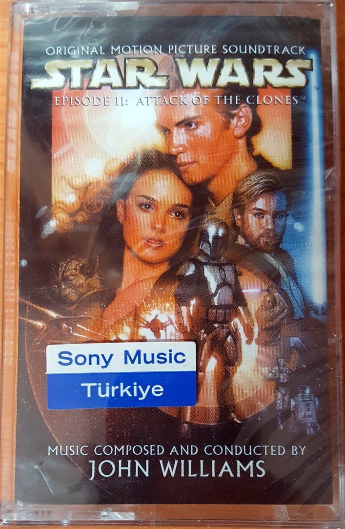 STAR WARS - EPISODE 2 THE ATTACK OF THE CLONES JOHN WILLIAMS CASSETTE MADE IN HOLLAND ''NEW''