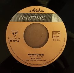 FRANK SINATRA - GOODY GOODY / LOVE IS JUST AROUND THE CORNER  - 7'' 45 DEVİR 2.EL PLAK