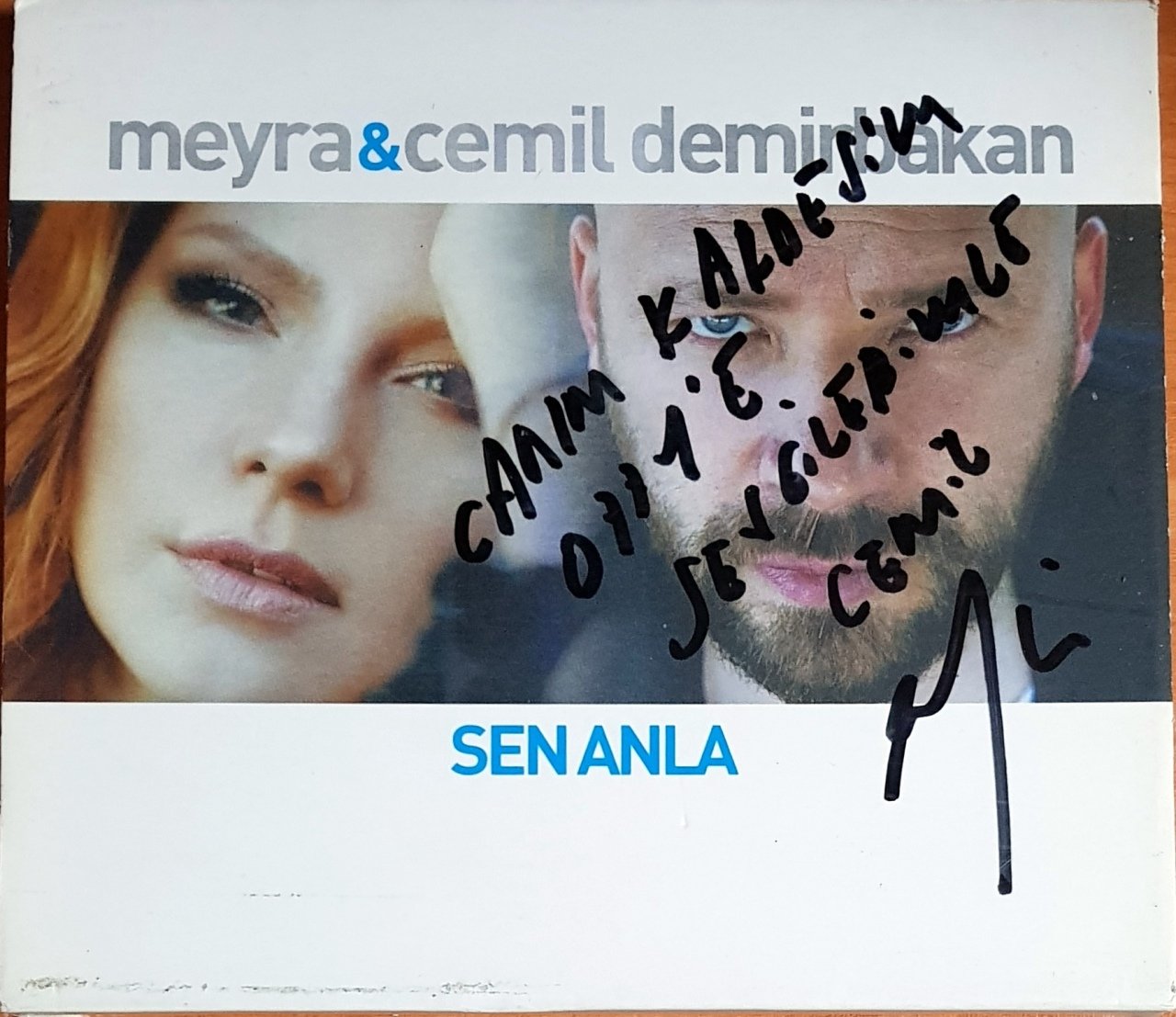 MEYRA & CEMİL DEMİRBAKAN - SEN ANLA (2014) GNL ENTERTAINMENT İMZALI SINGLE CD 2.EL